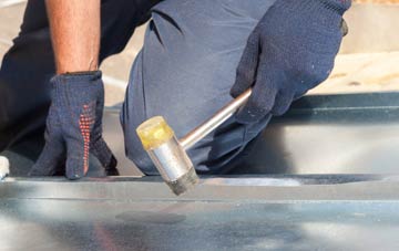 Mount High metal flat roofing repairs